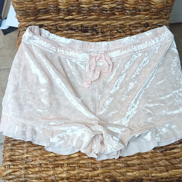 Velvet sleep shorts cheap